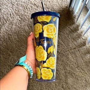 Limited edition Texas yellow rose starbucks tumblr